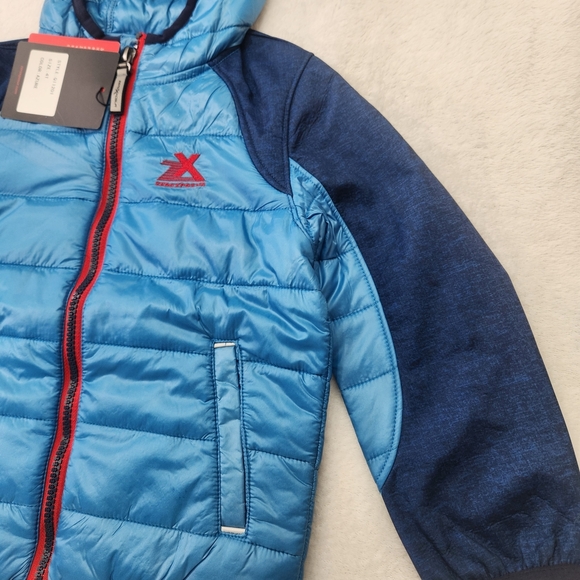 NWT ZeroXposur Kids Blue and Navy Jacket Size 4T - Picture 5 of 10